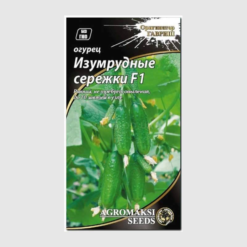 Огурец изумрудные серёжки f1 – описание и характеристики высокоурожайного раннеспелого гибрида