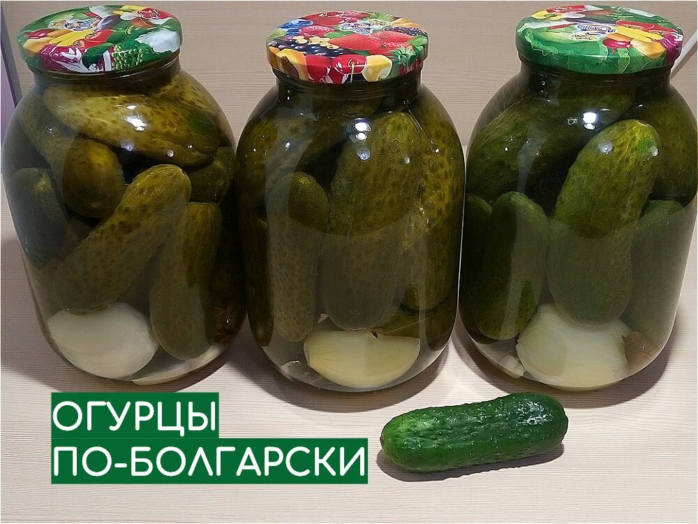 ТОП 10 самых вкусных рецептов огурцов по-болгарски на зиму на литровую банку
