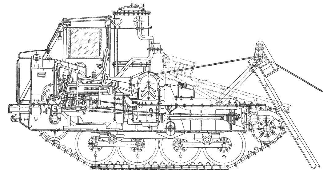 Трелевочный трактор кт-12