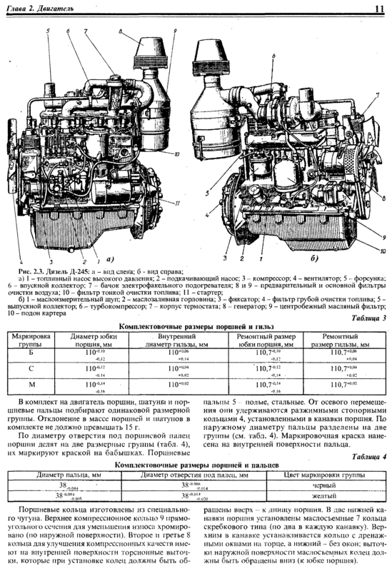 Двигатель д 240: устройство и технические характеристики