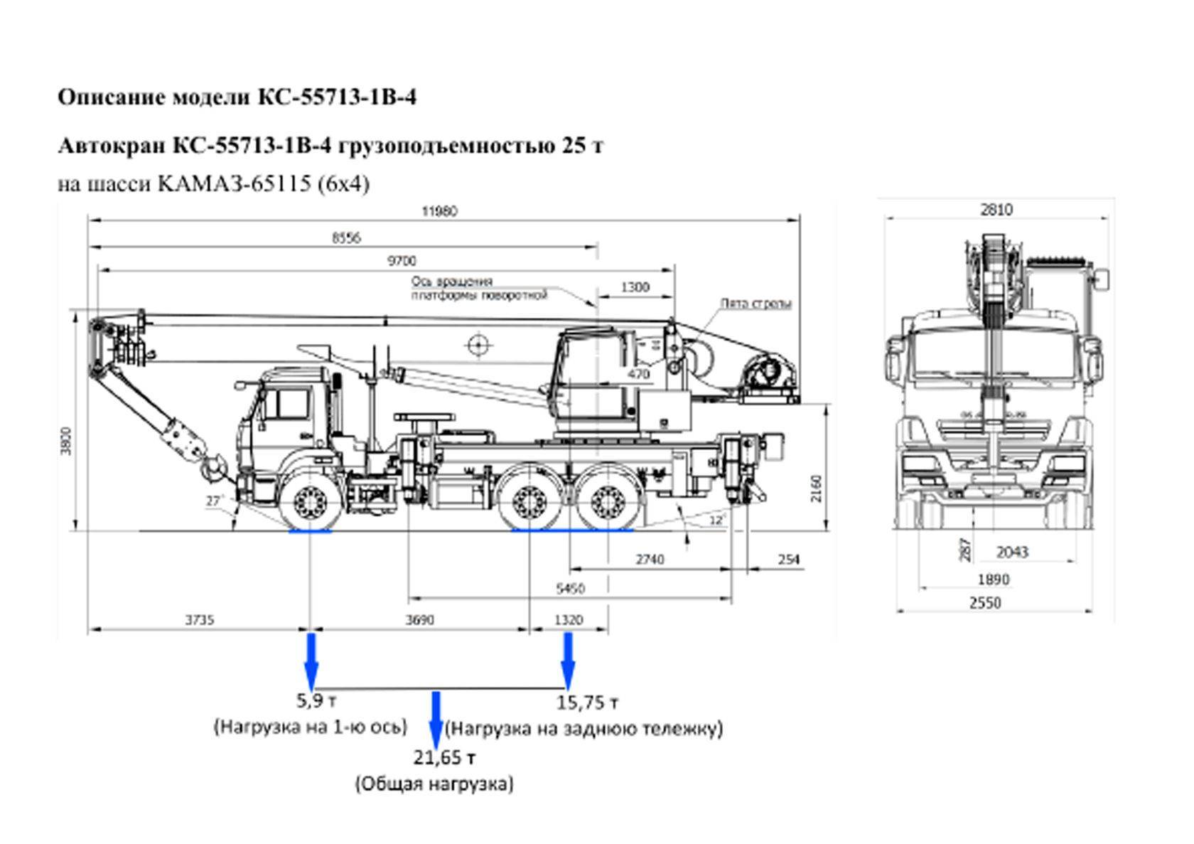Автокран кс-55713: технические характеристики, описание, параметры, конструкция стрелы, грузоподъемность