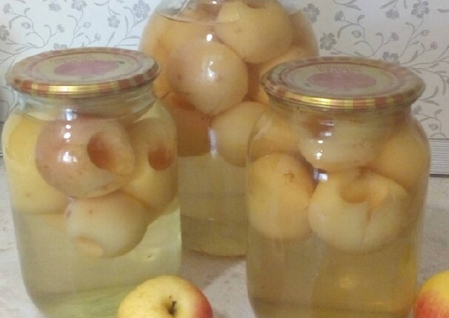 Компот из яблок на зиму — рецепты яблочного компота на 3-литровую банку