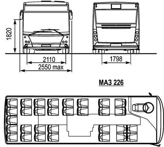 Городской автобус маз 206: технические характеристики, ремонт и эксплуатация :: syl.ru