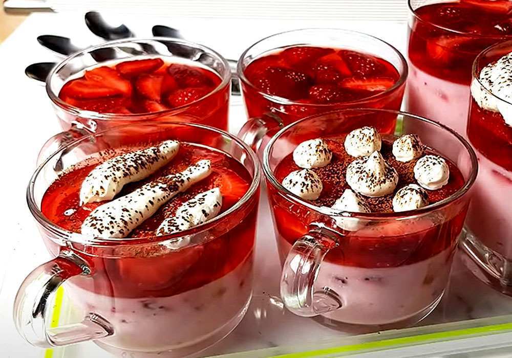 Клубничное желе пошаговый рецепт