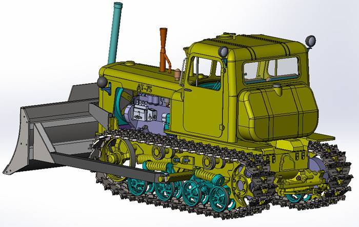 Технические характеристики дз-42 и топ-8 других распространенных моделей бульдозера на гусеничном ходу