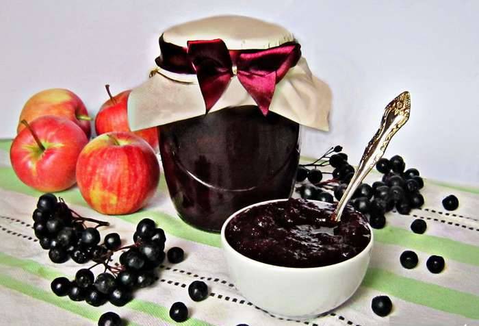 Варенье из яблок с черноплодной рябиной: рецепты на зиму