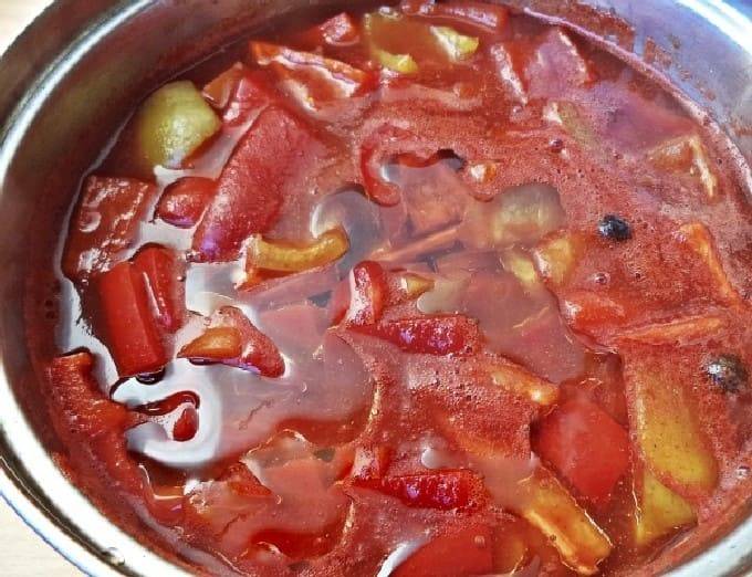 Лечо из болгарского перца и помидоров на зиму, 2 лучших рецепта с фото пошагово