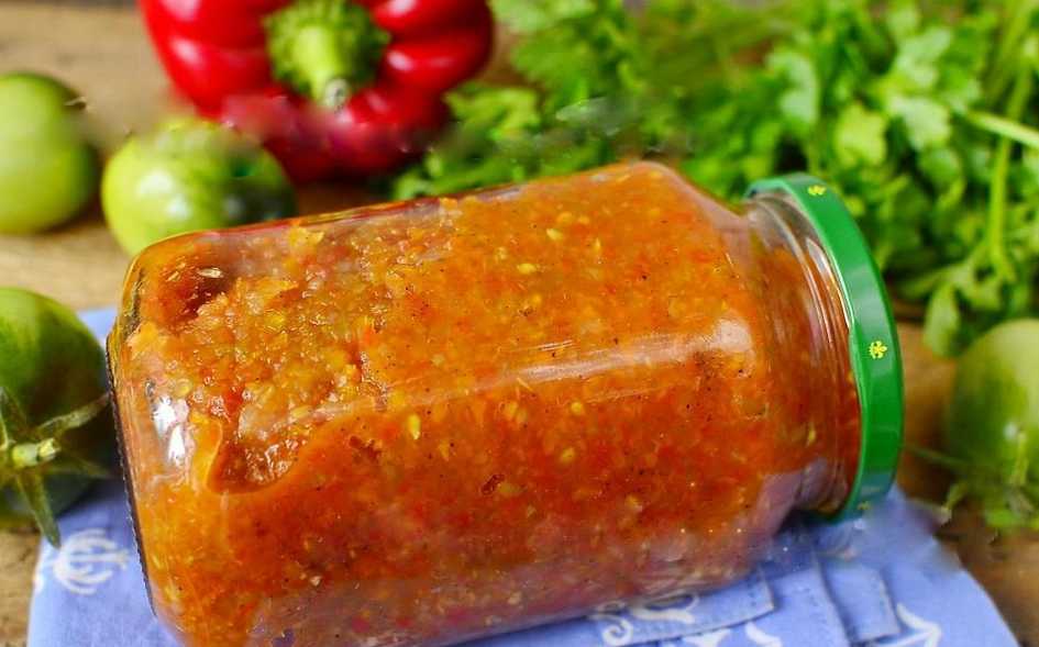 Икра из зеленых помидоров: как приготовить с перцем, кабачками, без уксуса