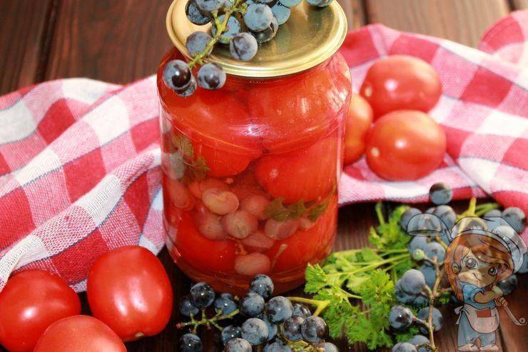 Как посолить помидоры виноградный сорт. вкусные рецепты консервирования помидоров с виноградом на зиму
