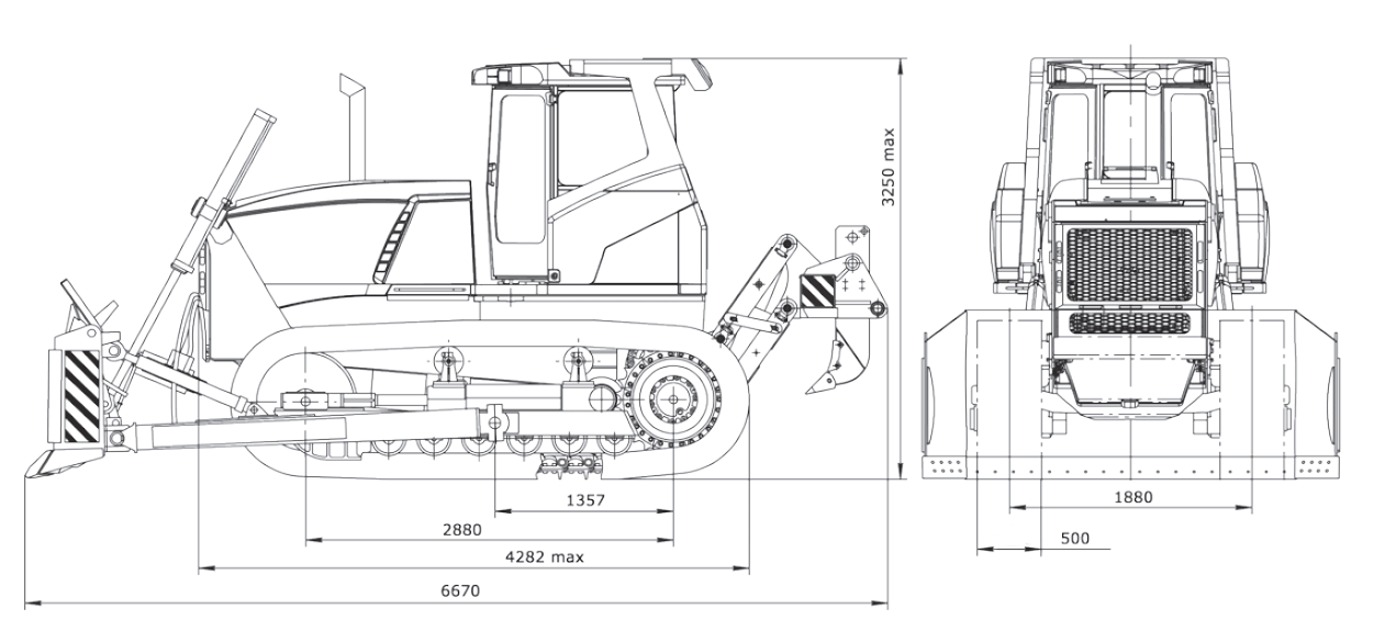 Бульдозер т-170 — преимущества и недостатки модели
