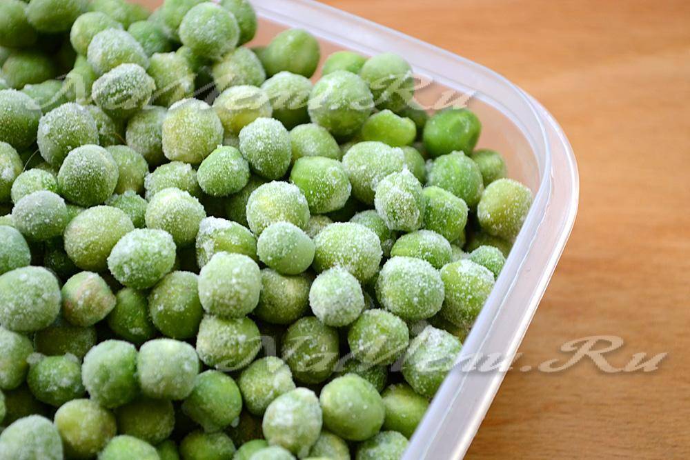 Сколько варить замороженный зеленый горошек для салата