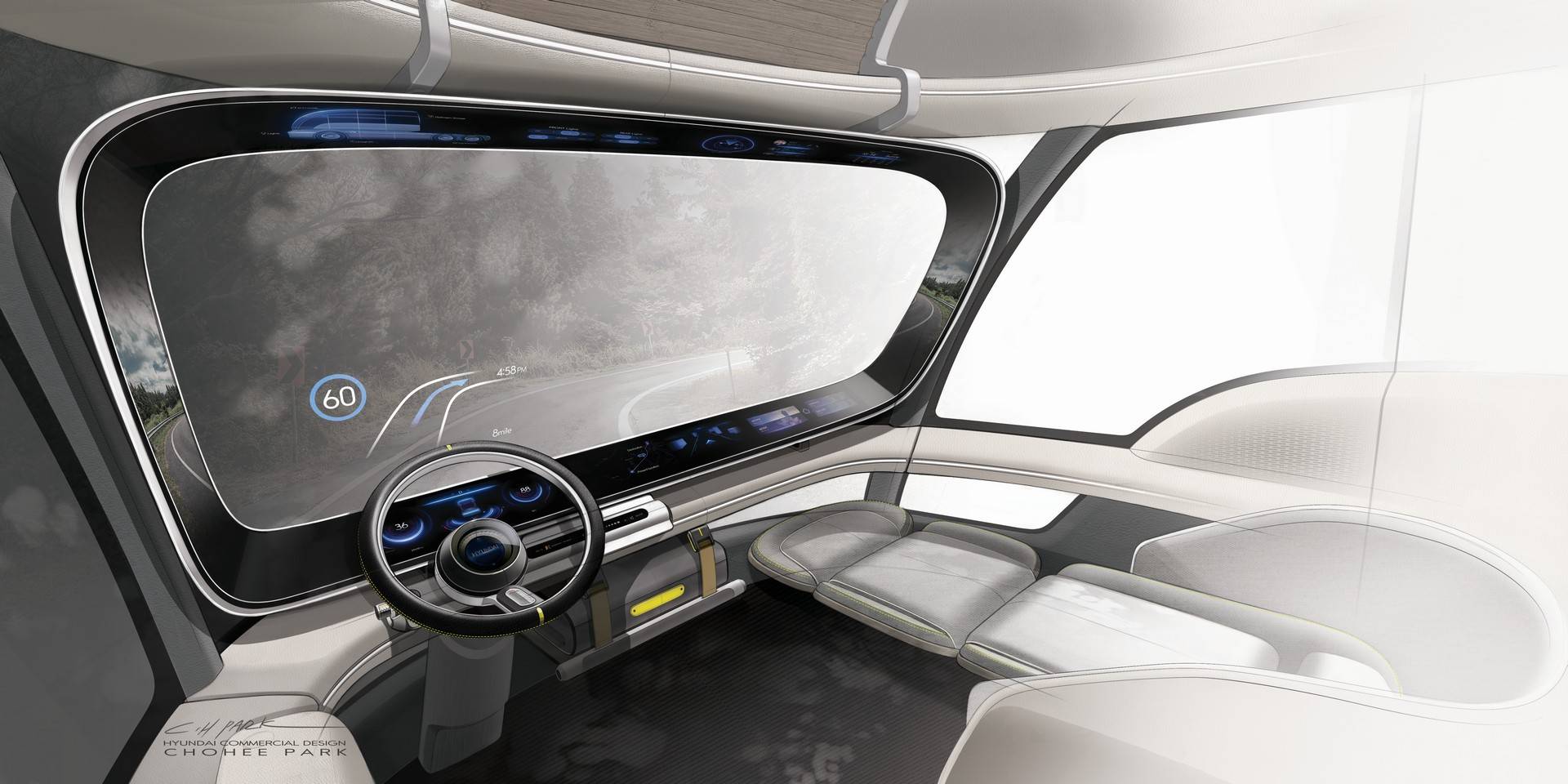 Hyundai представила концепт грузовика, работающего на водороде