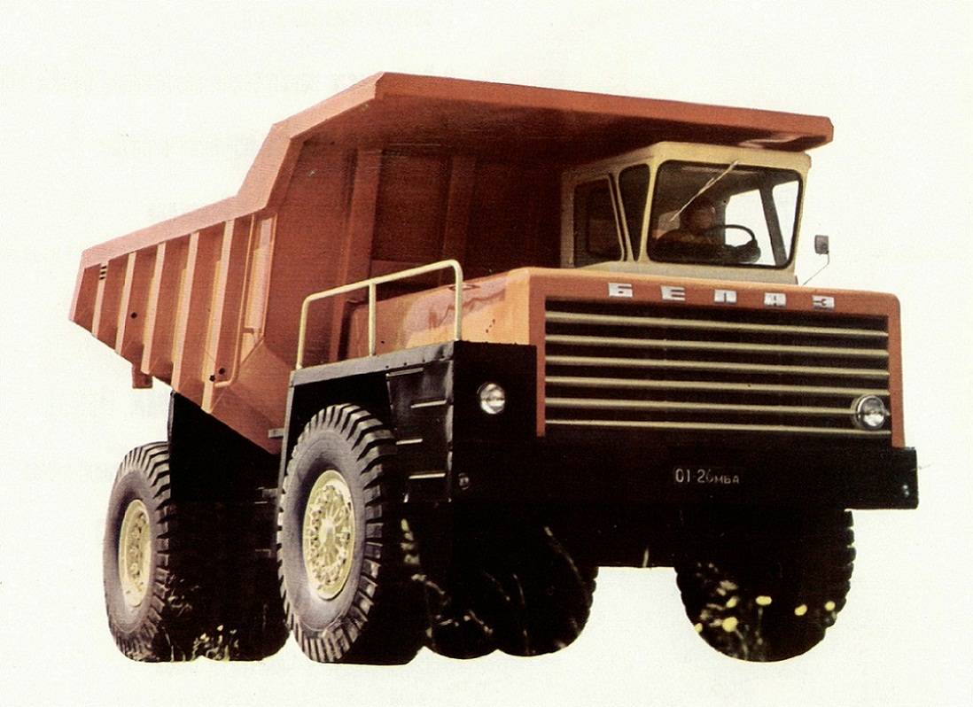 Карьерный самосвал белаз-540 — самый большой автомобиль