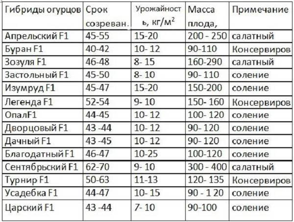 Огурцы для ленинградской области сорта самоопыляемые ранние 2021