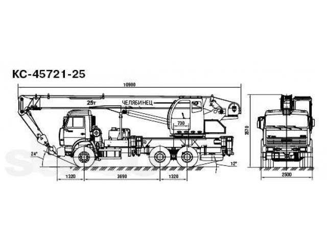Характеристики автомобильных стреловых кранов кс-45721 на базе отечественных грузовиков