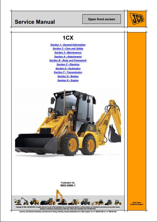 Jcb 1cx: технические характеристики, обзор, описание