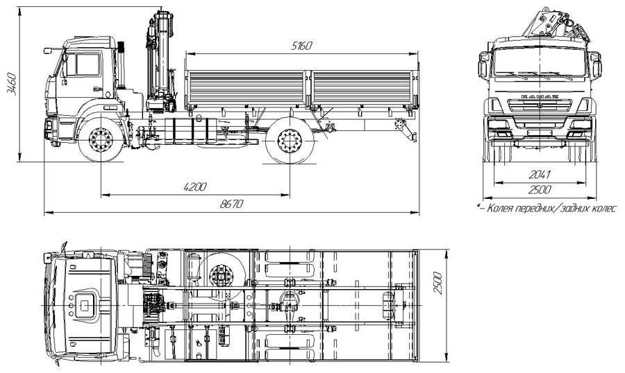 Камаз 43253: технические характеристики, особенности, основные показатели грузовик.биз