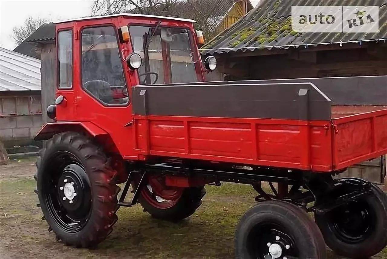 Трактор т-16 - необычное самоходное шасси  передним грузовым отсеком | carakoom.com
