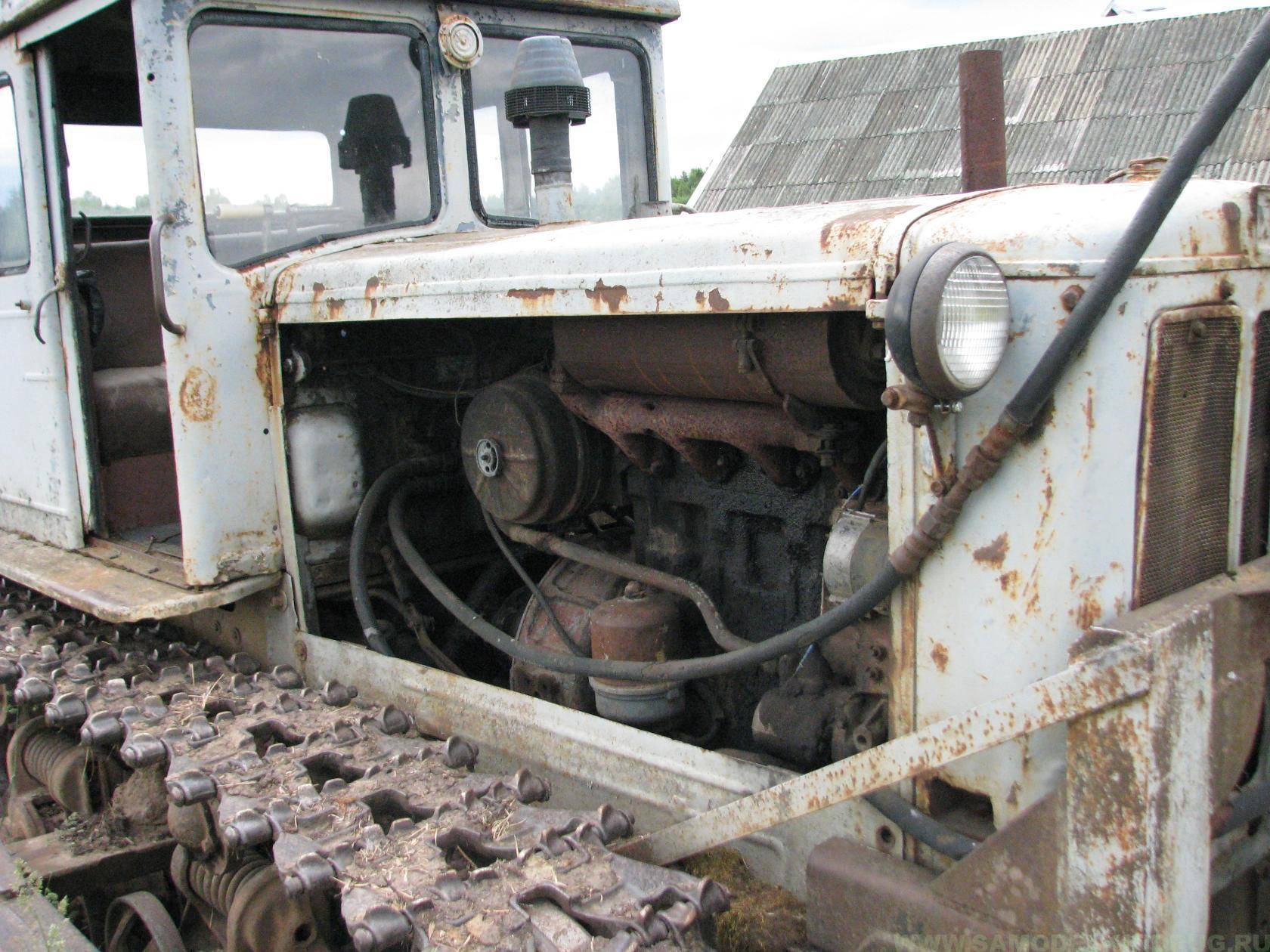 Описание и технические характеристики гусеничного трактора т-74.