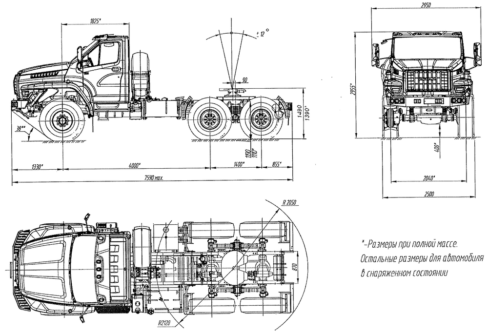 Урал-44202 технические характеристики и схемы, двигатель и расход топлива