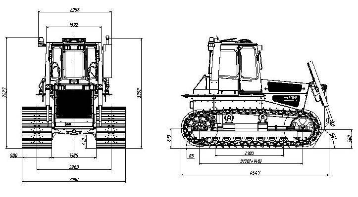 Бульдозер б 10 м технические характеристики и устройство, двигатель