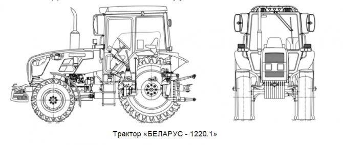 Мтз 1220: технические характеристики беларуса, фото