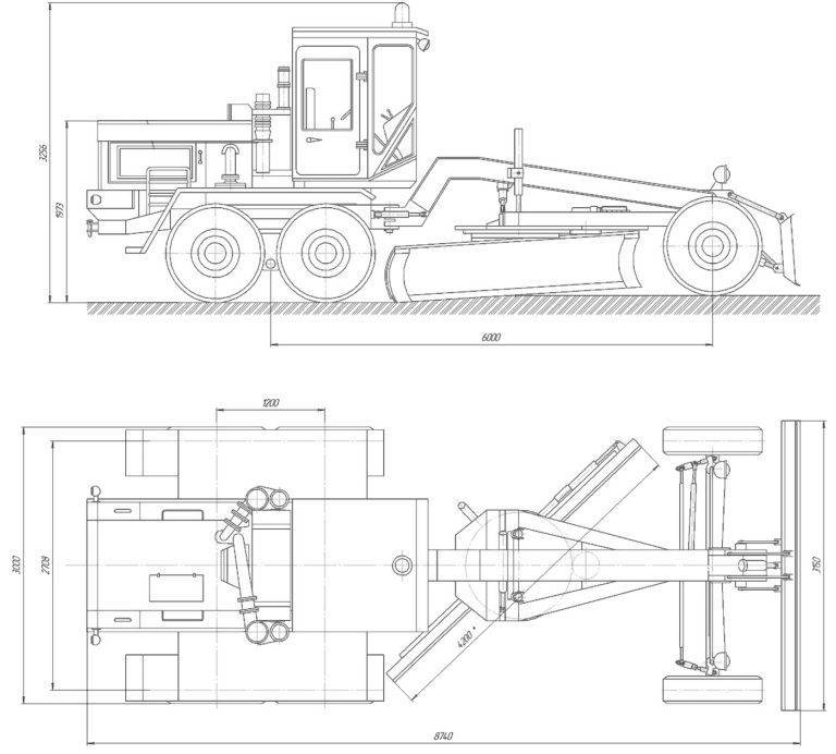 Технические характеристики автогрейдера дз-98: расход топлива, устройство