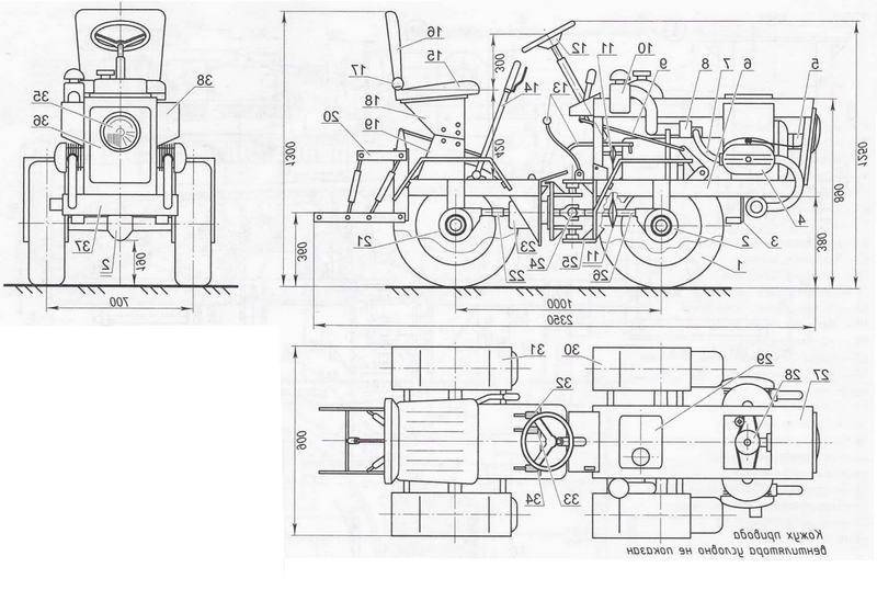 Трактор из жигулей своими руками: самодельный, двигателем ваз, как сделать, минитрактор, чертежи