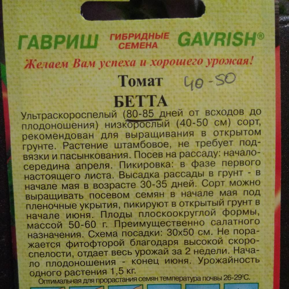Томат бетта: характеристика и описание гибридного сорта с фото