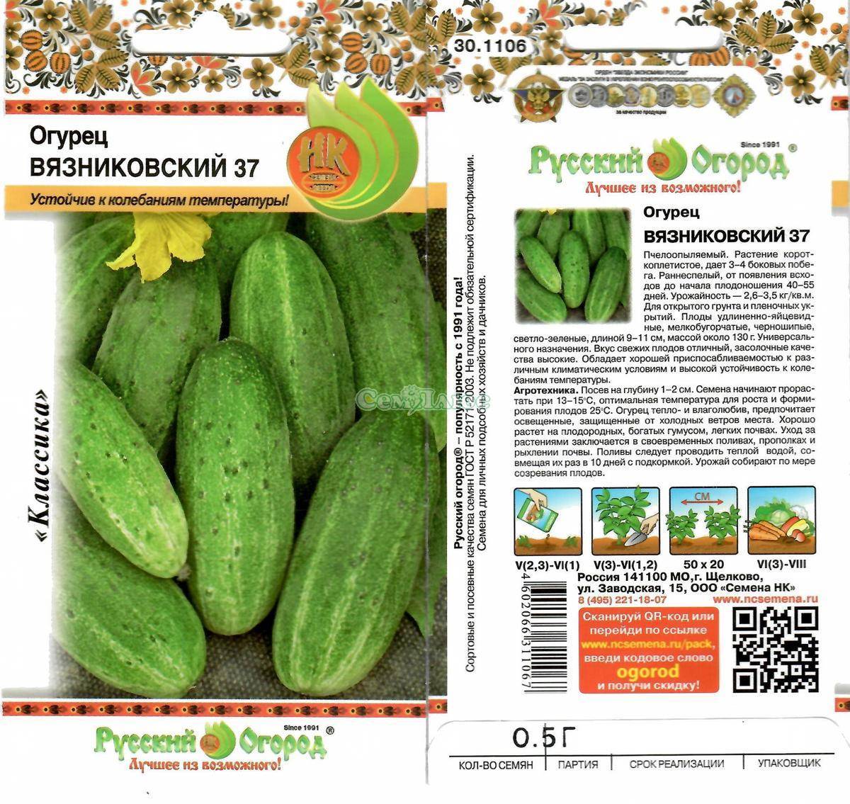 Огурцы вязниковские: описание сорта, рекомендации по посадке и уходу, отзывы фермеров об урожайности и фото плодов