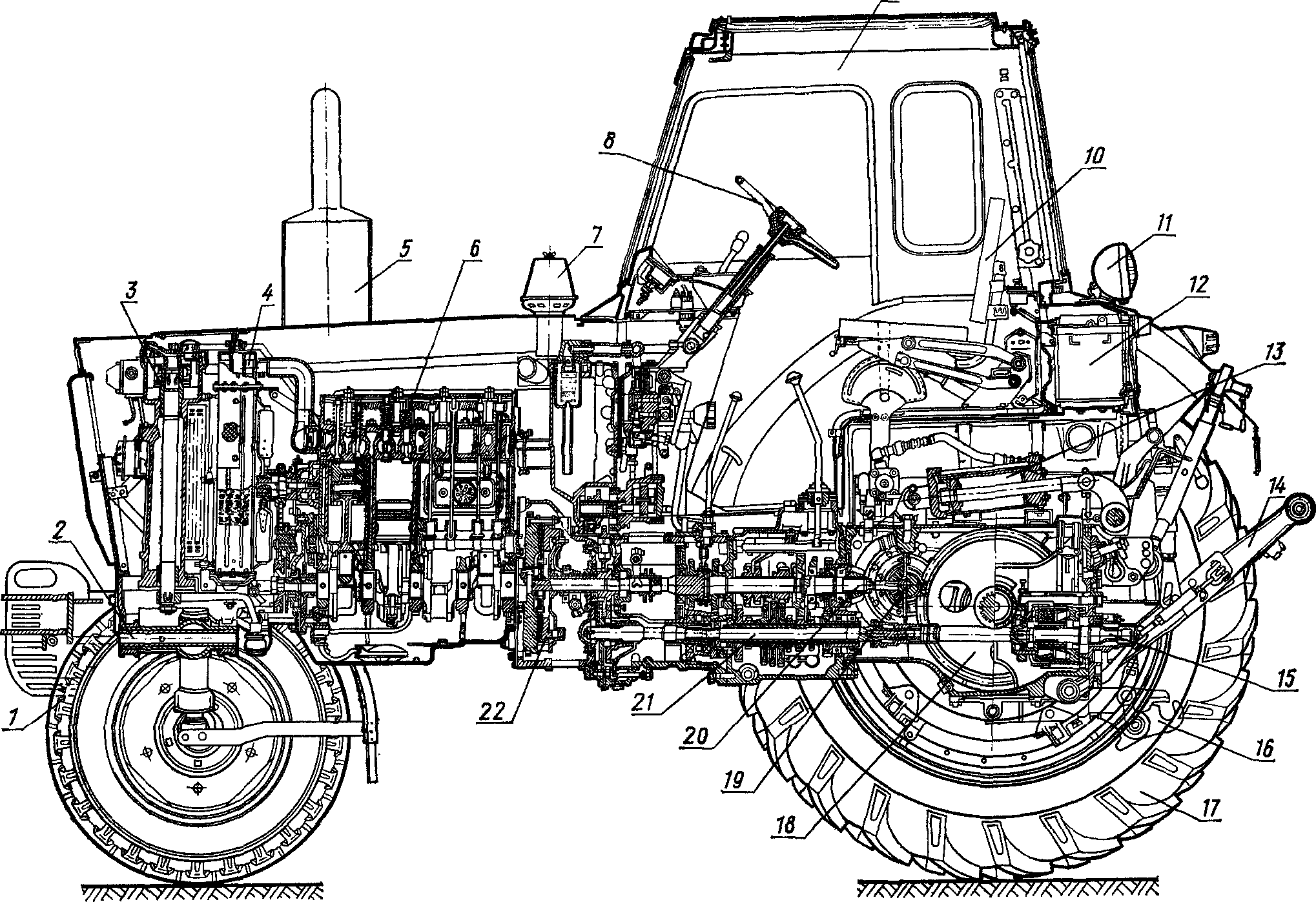Трактора мтз-80 — технические характеристики, видео, устройство