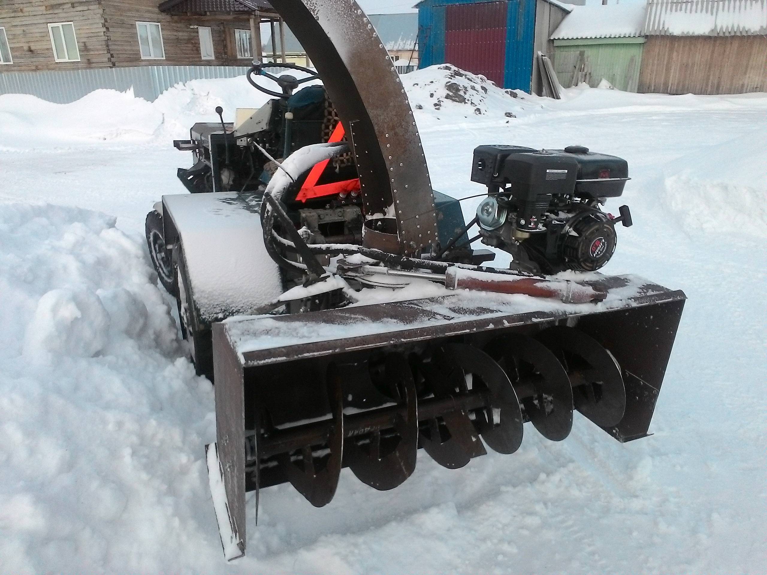 Снегоуборочная лопата на мотоблок своими руками