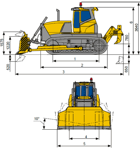Бульдозер чтз, модель б 11: технические характеристики