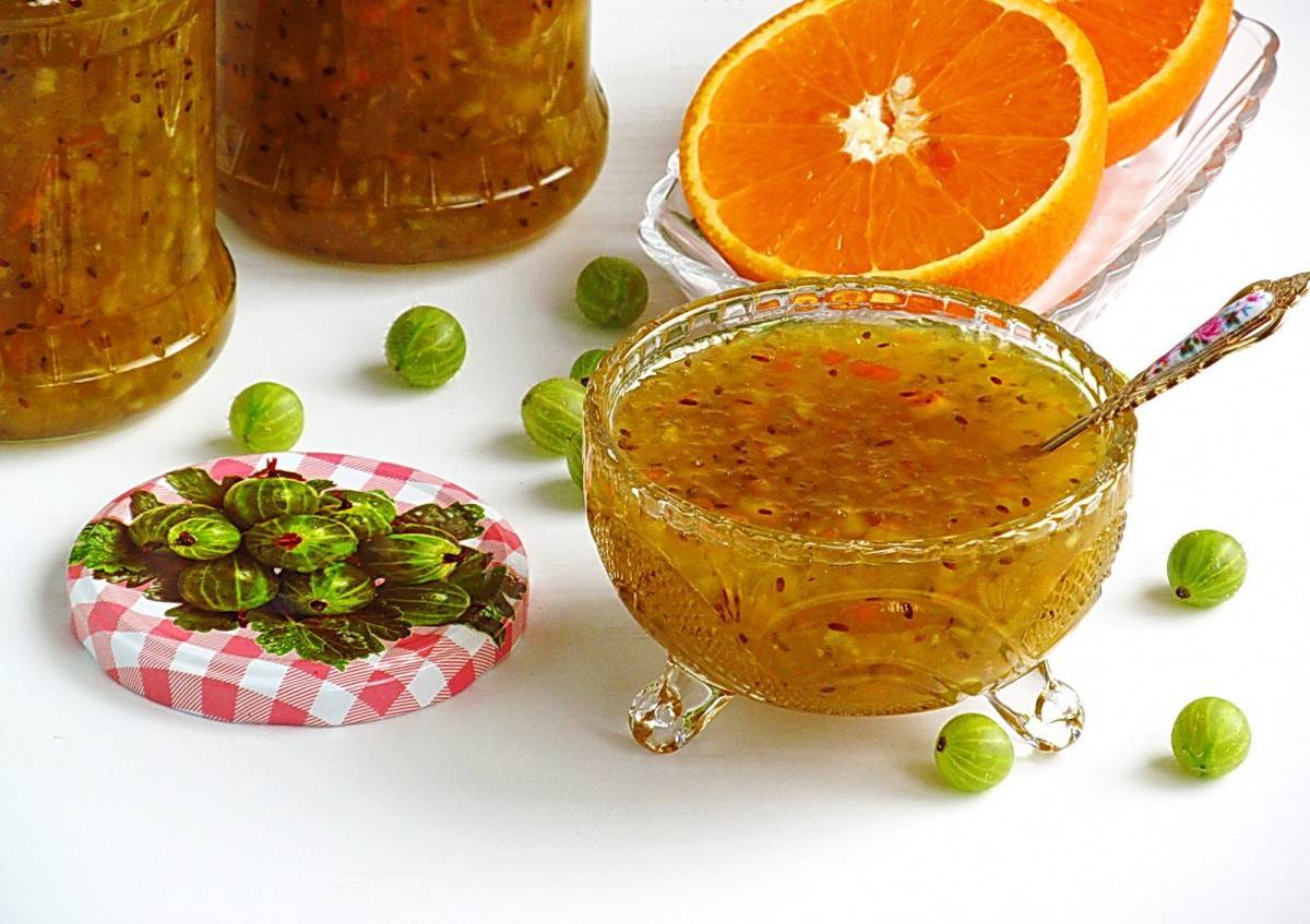 Как сварить варенье из крыжовника с апельсином на зиму: 5 рецептов