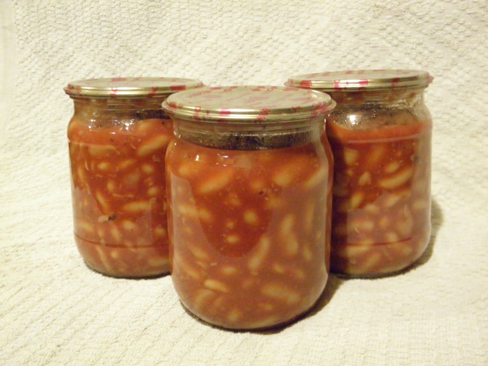 Фасоль в томате на зиму, как в магазине – 7 рецептов консервированной фасоли в домашних условиях