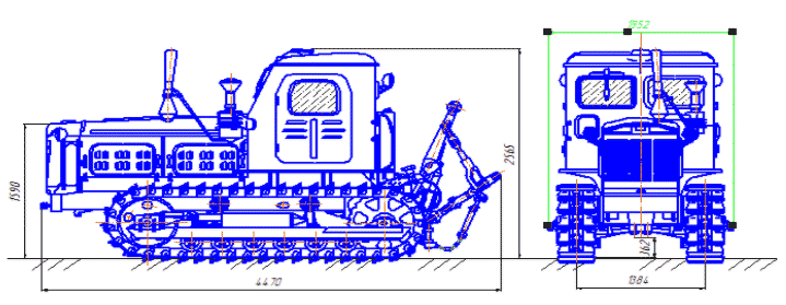 Технические характеристики трактора т-4