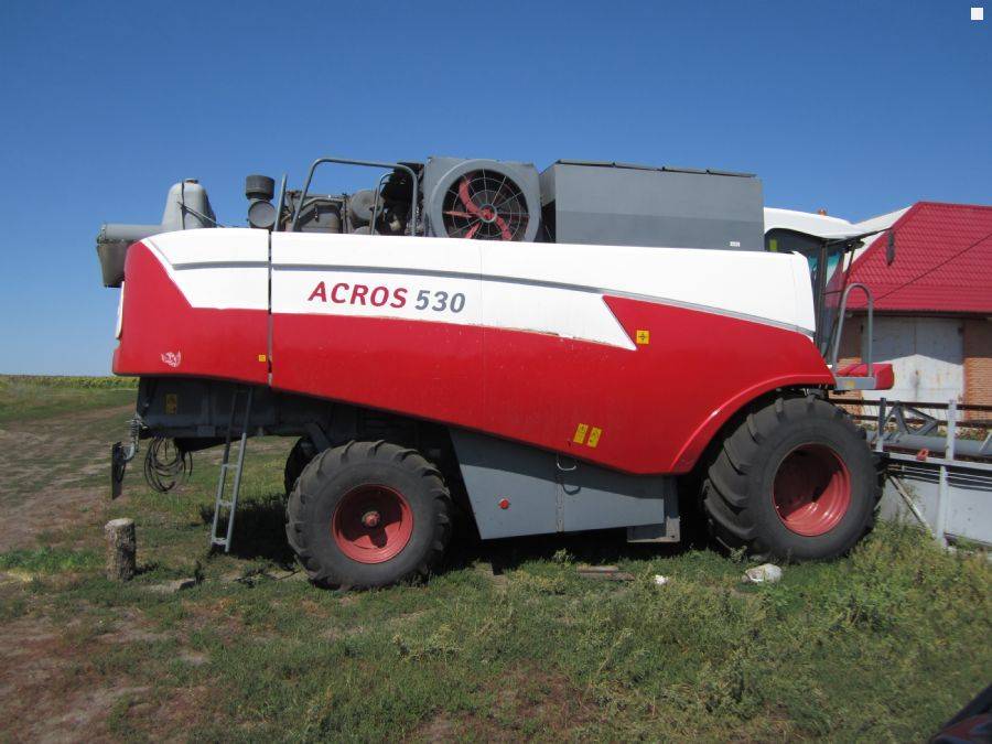 Зерноуборочный комбайн акрос (acros) 530: технические характеристики, устройство, фото и видео