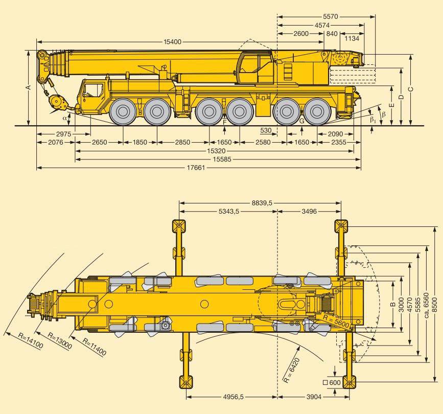 Кран Liebherr LTM 1250 250 тонн