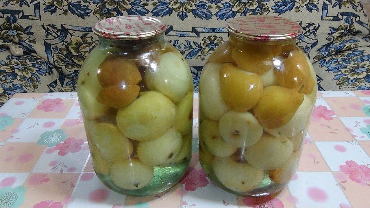 Компот из груш на зиму