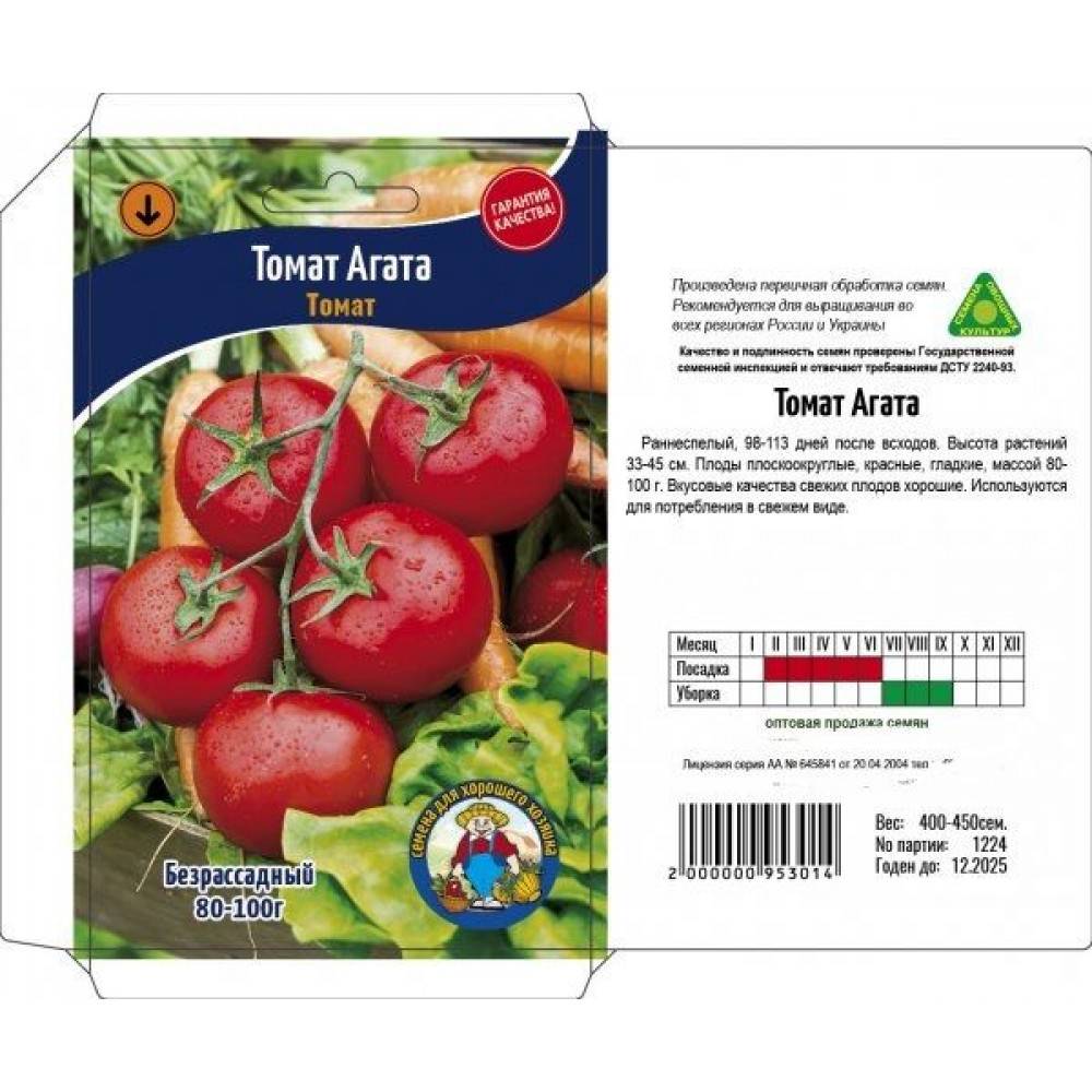 Агата: описание сорта томата, характеристики помидоров, выращивание