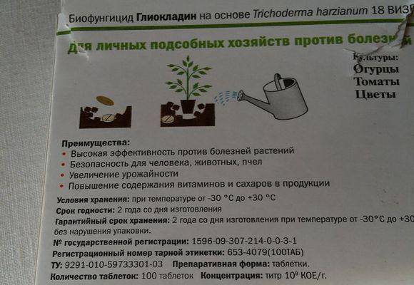 Глиокладин: инструкция по применению для растений, отзывы, для роз, рассады, комнатных растений, огурцов, состав, свойства биофунгицида