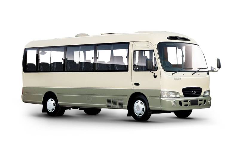 Самый распространенный автобус – hyundai county