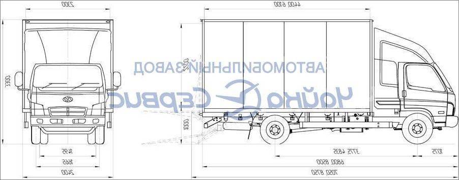 Технические характеристики грузовика hyundai (хендай) hd 65
