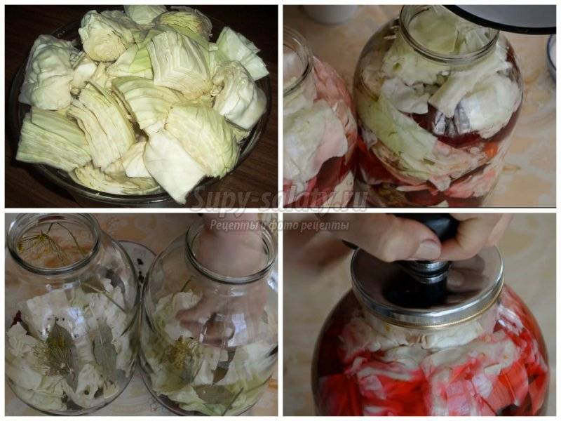 Очень вкусная капуста на зиму — 11 рецептов в банках