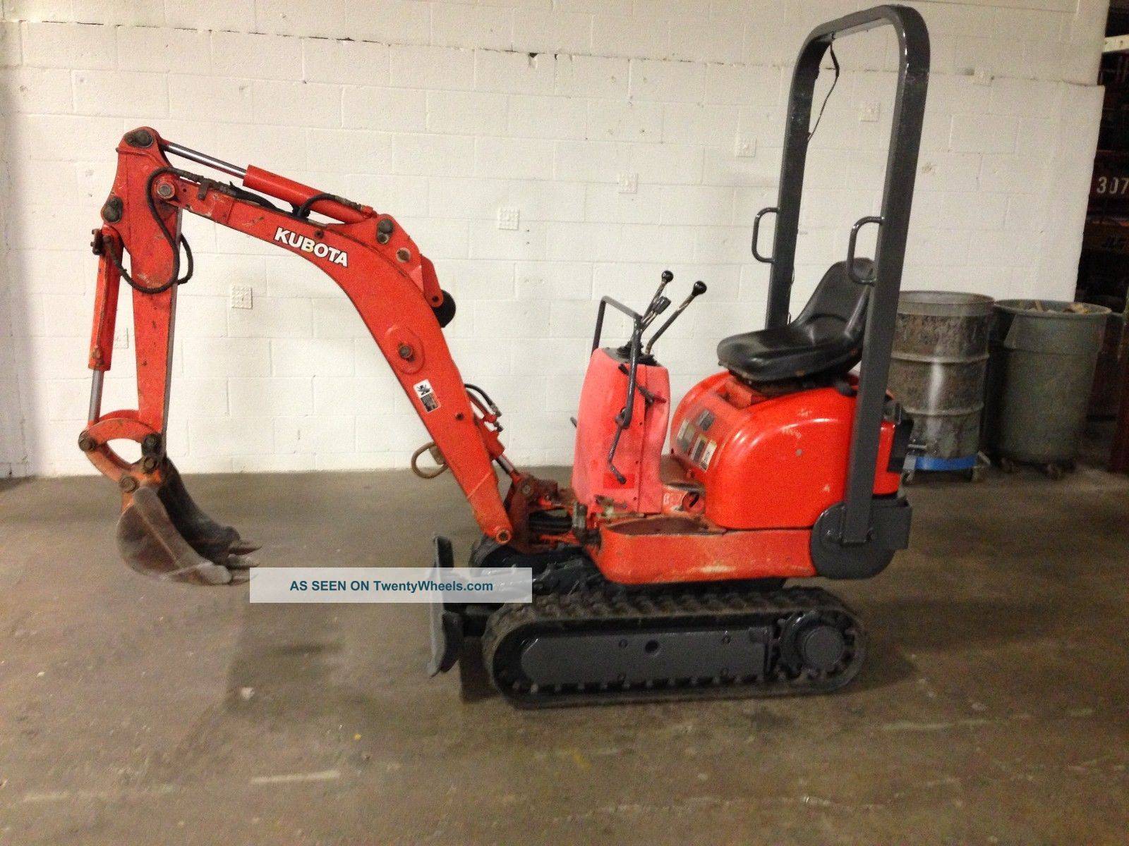 Гусеничный мини-экскаватор kubota k008