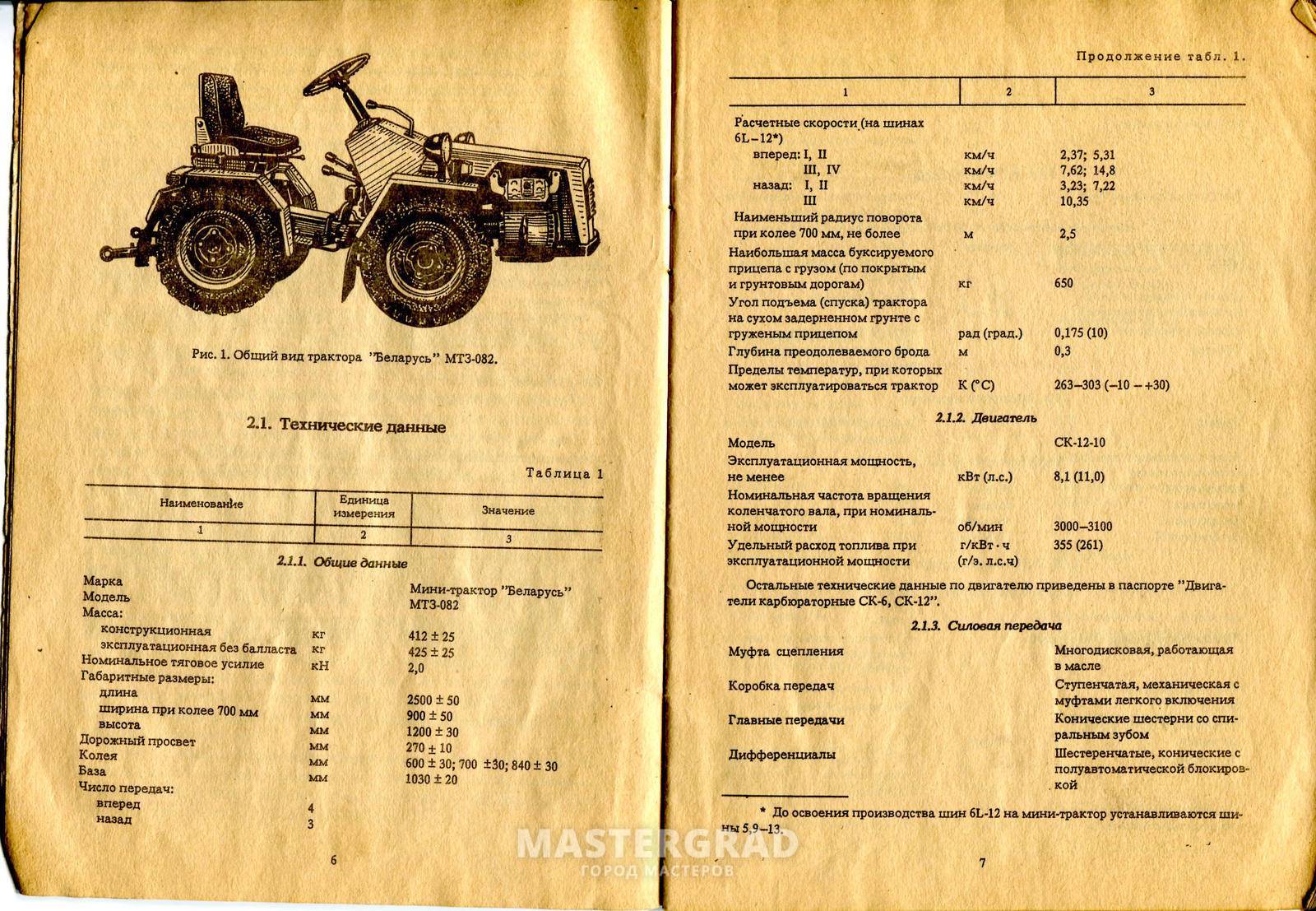 Трактор мтз 82 - устройство и технические характеристики