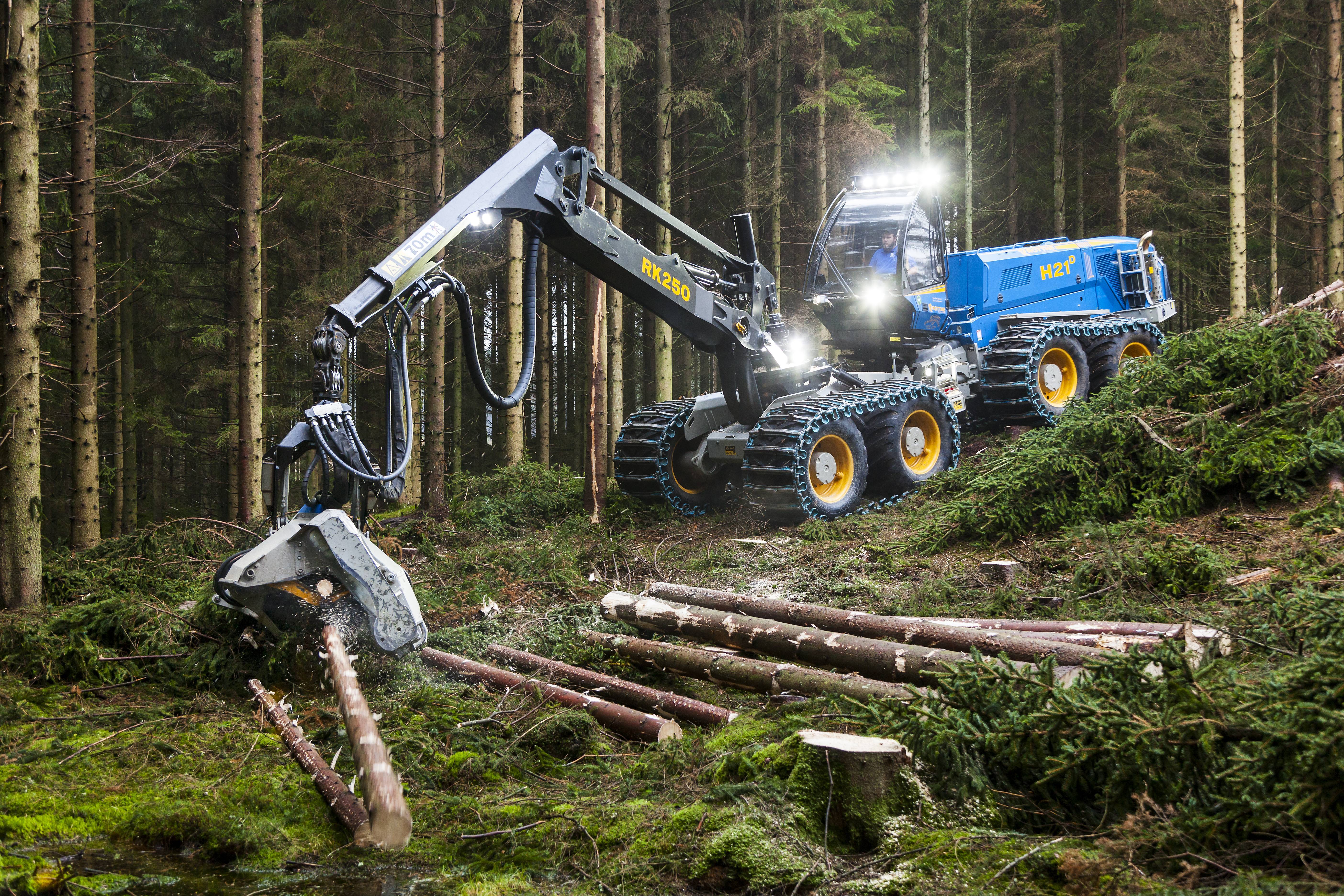 Лесозаготовительная техника и механизация вырубки