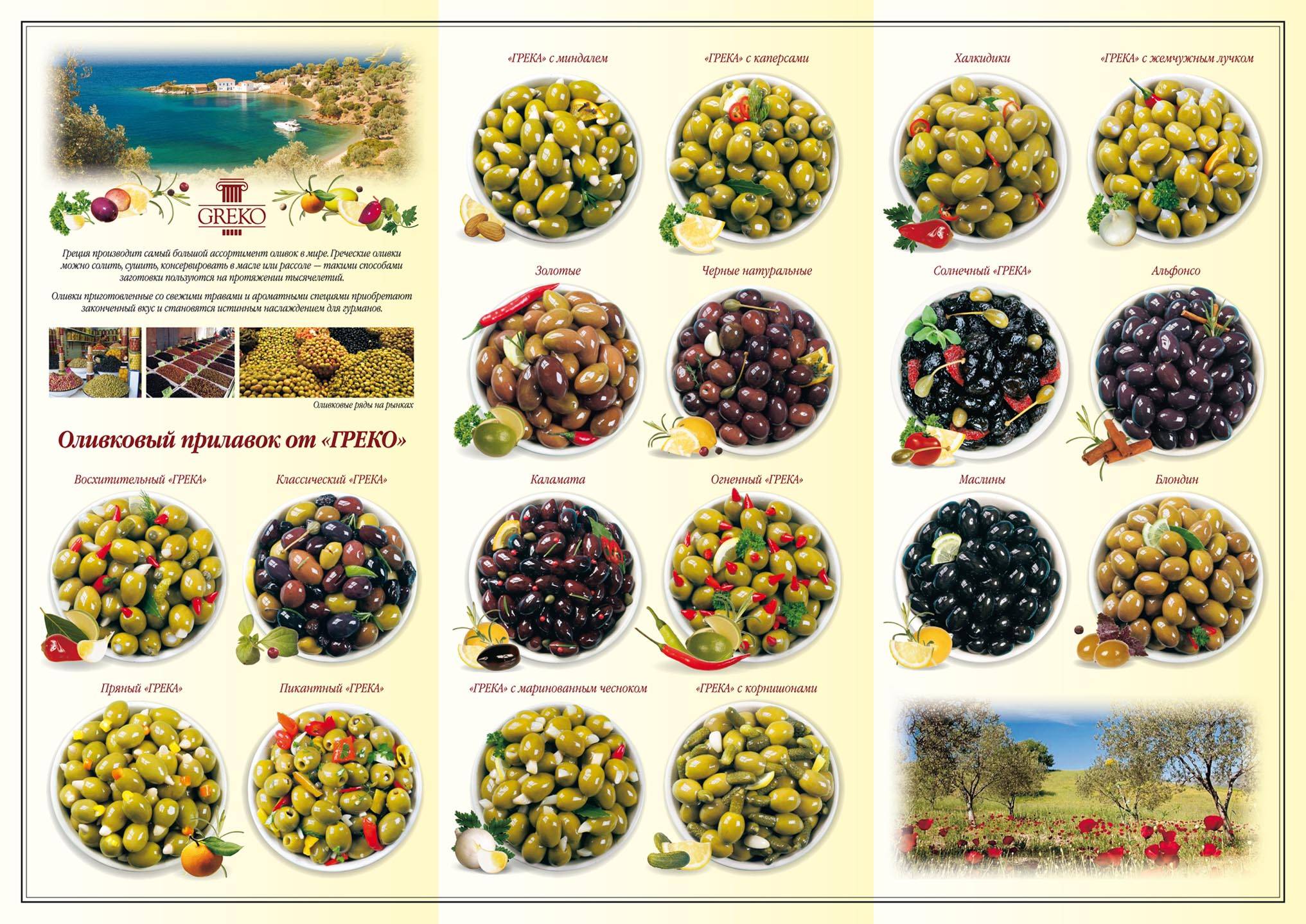 Маслины и оливки, в чем разница