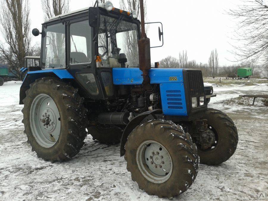Трактор беларус мтз-892 - особенности модели