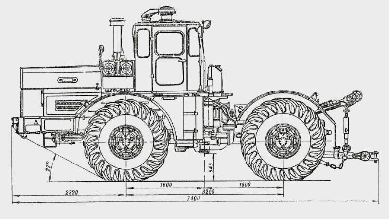 Трактор к 700 технические характеристики